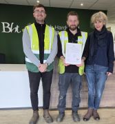 L to R: Will Harrison, Head of Operations, Alex Major, Goods In Plants, Yolanda MacGregor, Category 